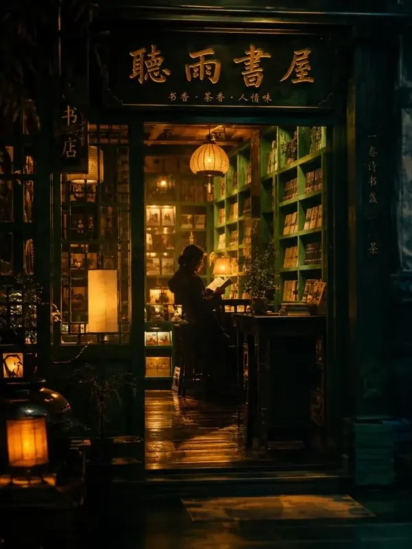 妹妹影院《深夜书店的秘密》竖版封面